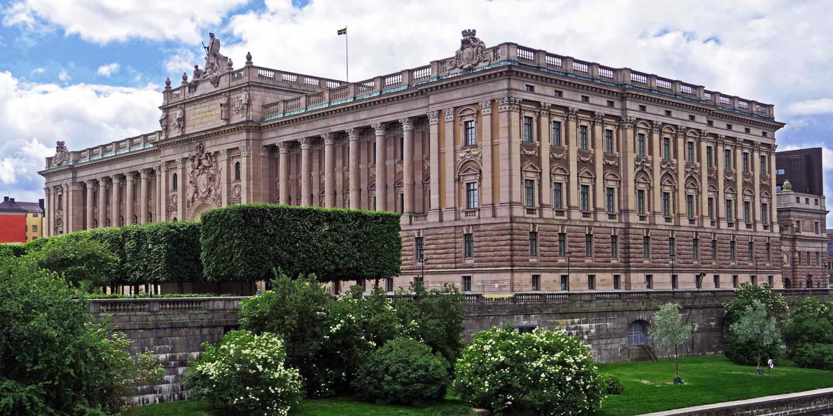 Le bâtiment du Parlement suédois