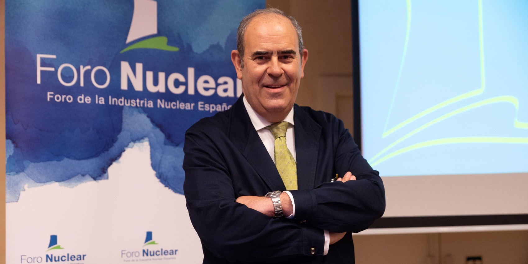 Ignacio Araluce, Leiter des spanischen Kernkraftwerksverbandes Foro Nuclear