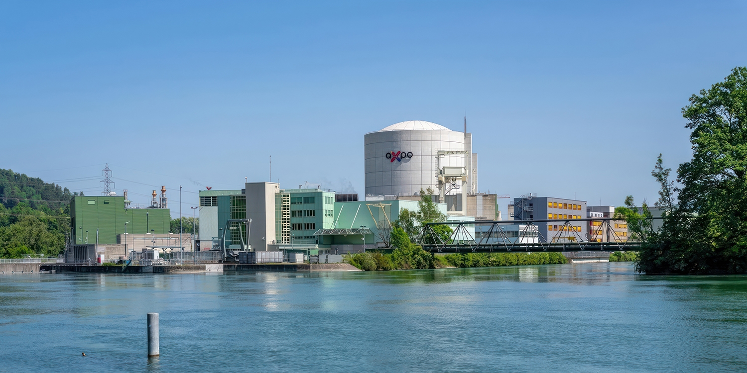Das Kernkraftwerk Beznau in der Schweiz