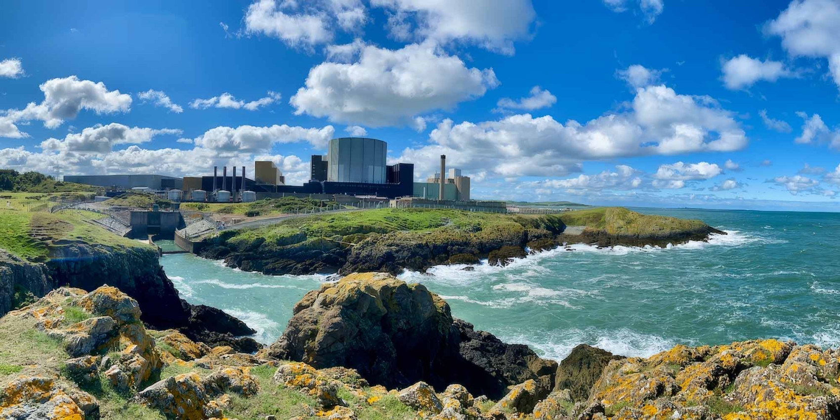 Der Nuklearstandort Wylfa auf der Insel Anglesey