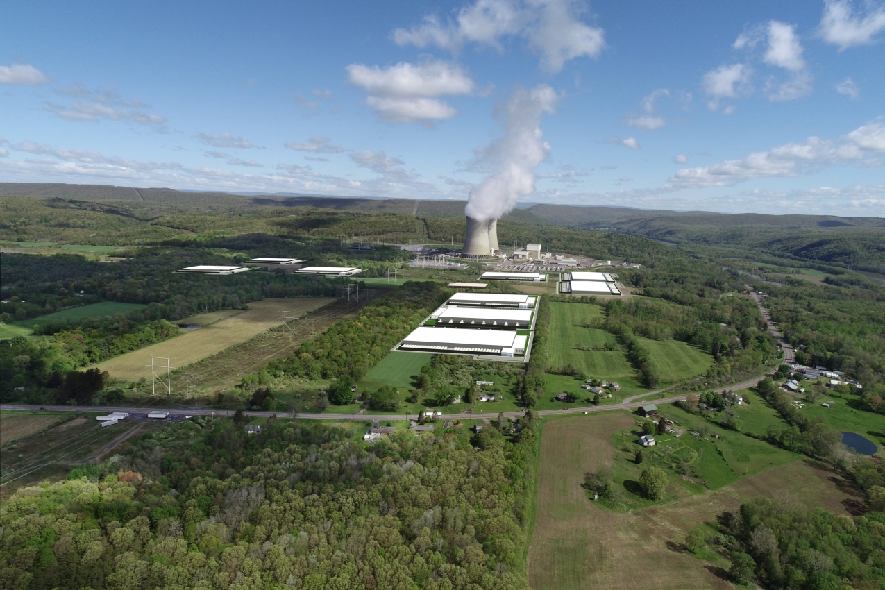 AWS a acheté à Talen Energy le campus de centre de calcul «Cumulus», qui est directement connecté à la centrale nucléaire de Susquehanna. 