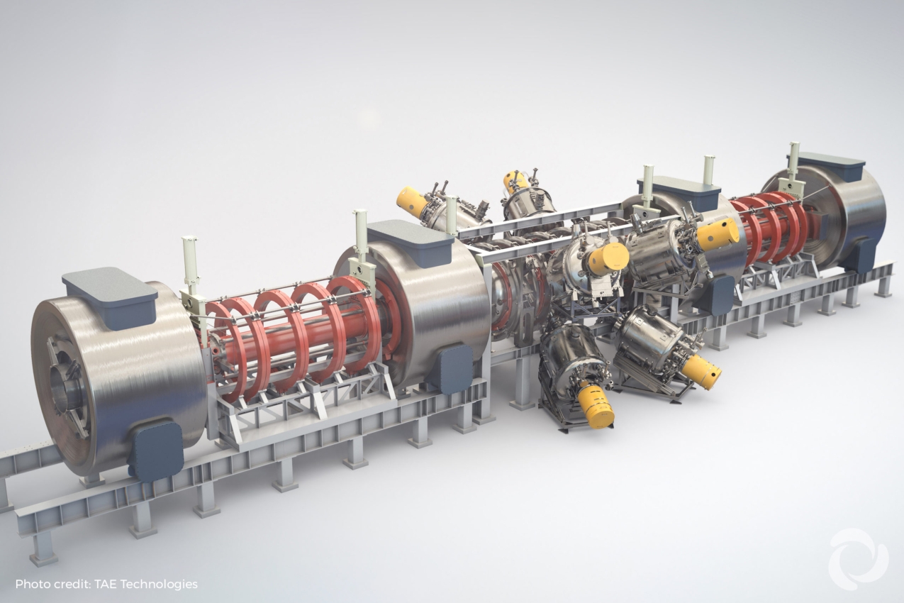 À l’échelle d’un laboratoire national, l’installation d’essai Norman, le dispositif de fusion de cinquième génération de TAE, produit un plasma stable à plus de 50 millions degrés Celsius.