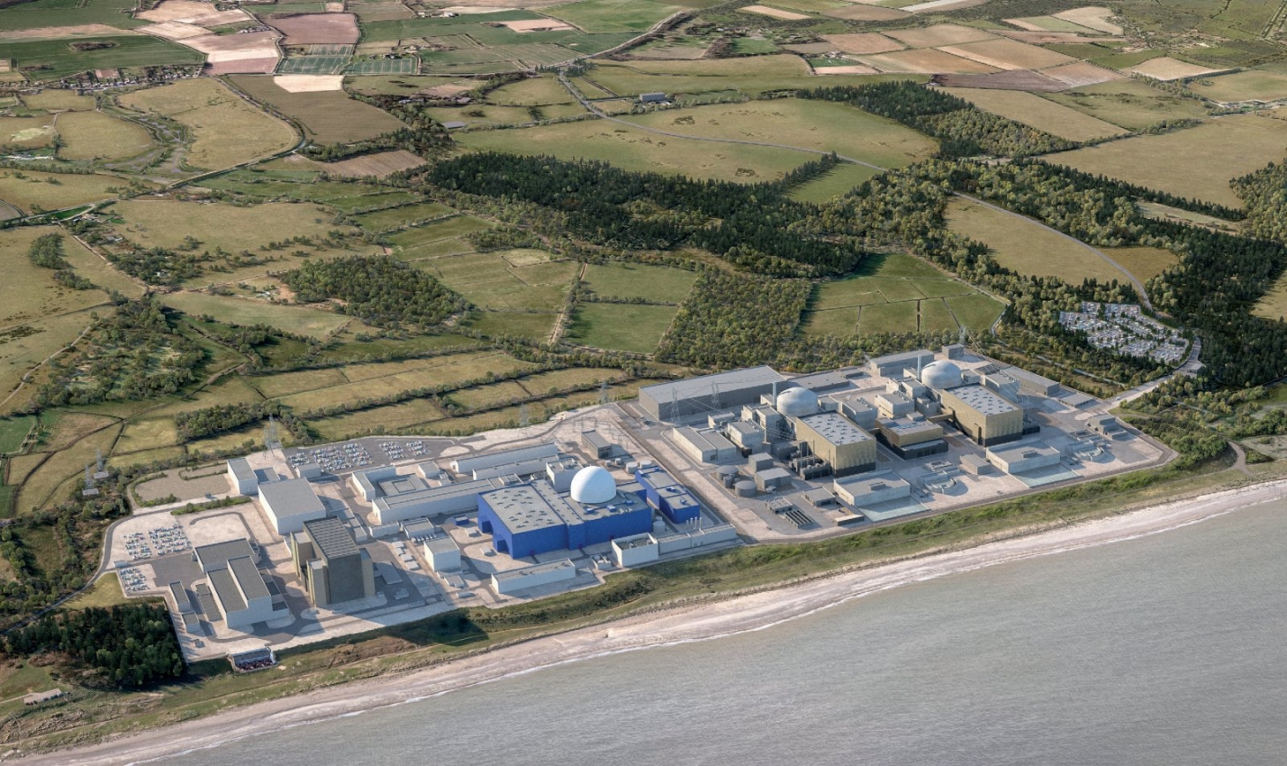 Das geplante Kernkraftwerk Sizewell C erhält von der britischen Regierung eine finanzielle Unterstützung von bis zu GBP 1,7 Mrd.